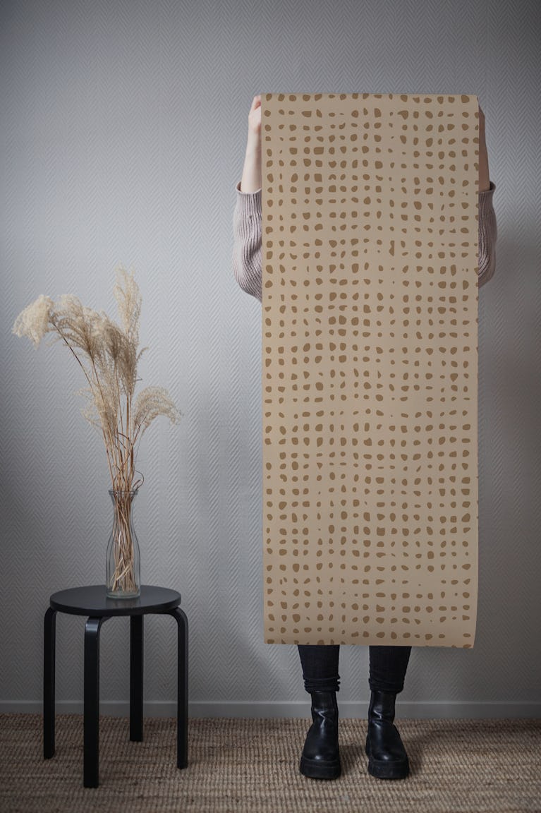 African Mud Cloth Fabric Sand wallpaper roll