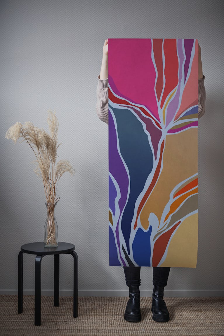 Colorful Tree wallpaper roll