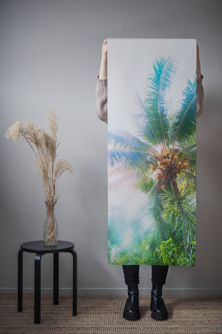 Mexican Palm Tree Vibes 1 wallpaper roll