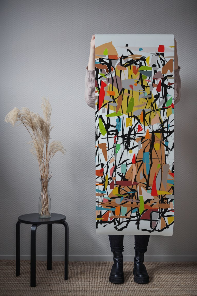 Pollock Wink 14 wallpaper roll