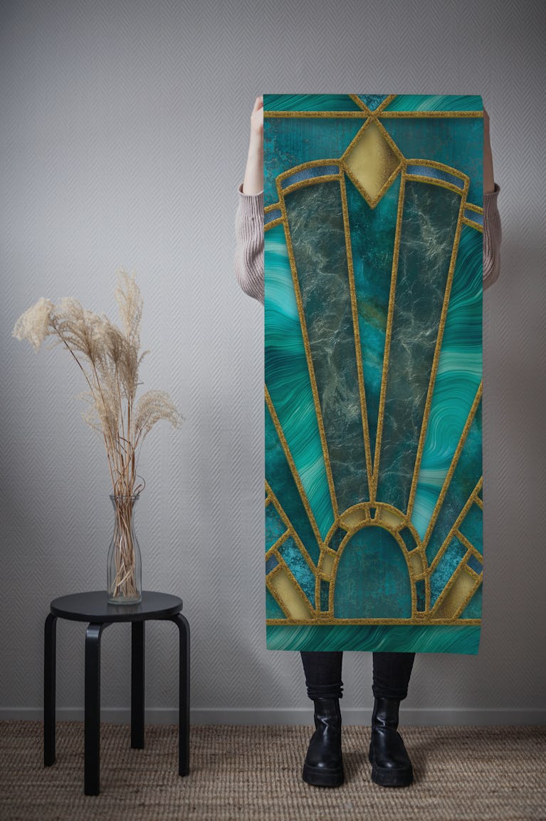 Stained Glass Art Deco wallpaper roll