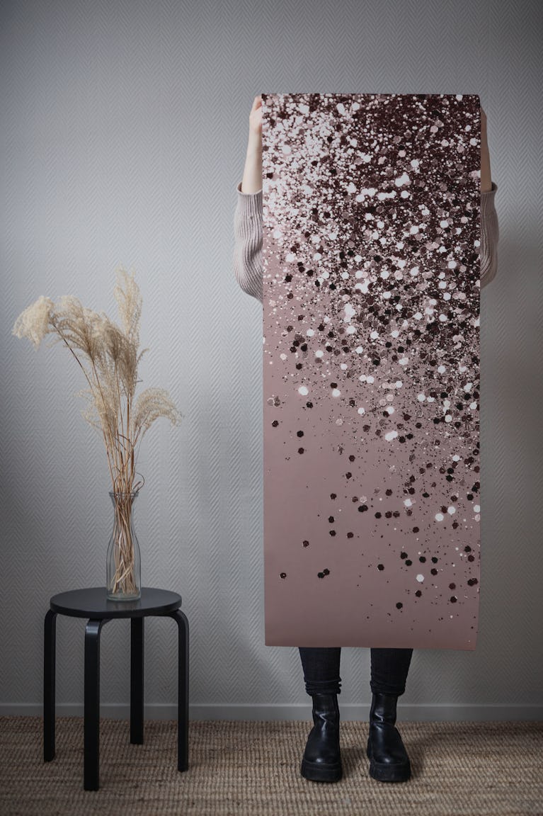 Sparkling Mauve Lady Glitter 1 wallpaper roll
