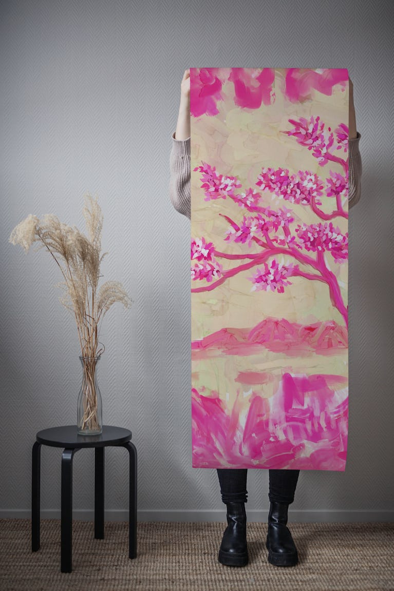 The Pink Tree wallpaper roll