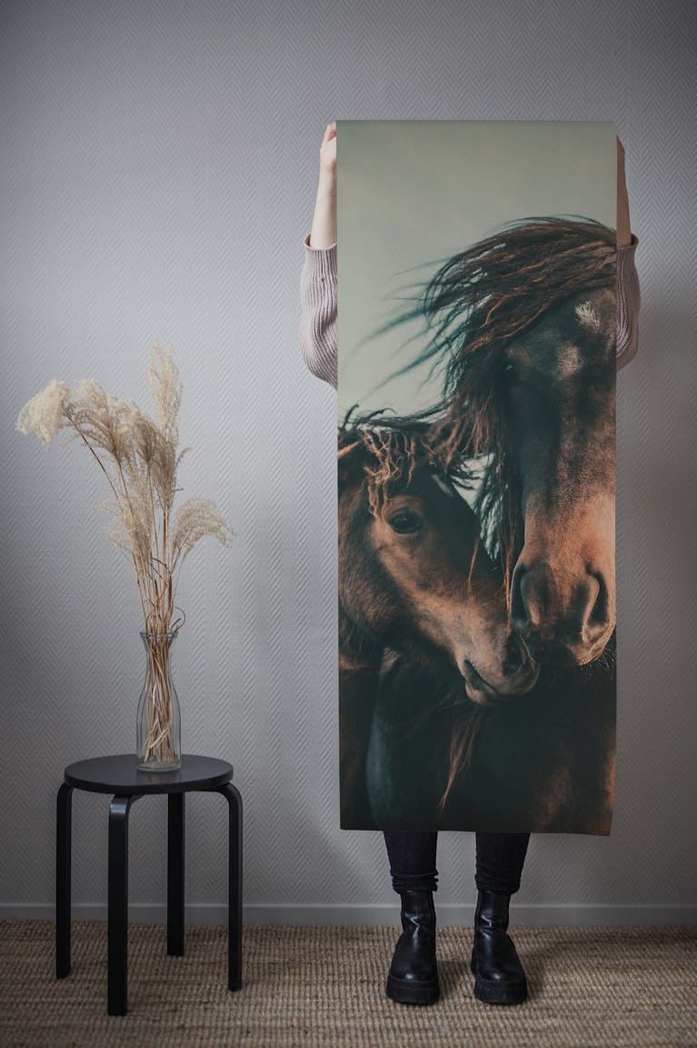 Horse gang wallpaper roll