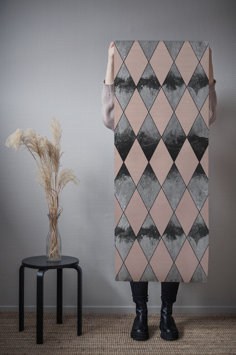 Geometric Diamond Glam 1 wallpaper roll