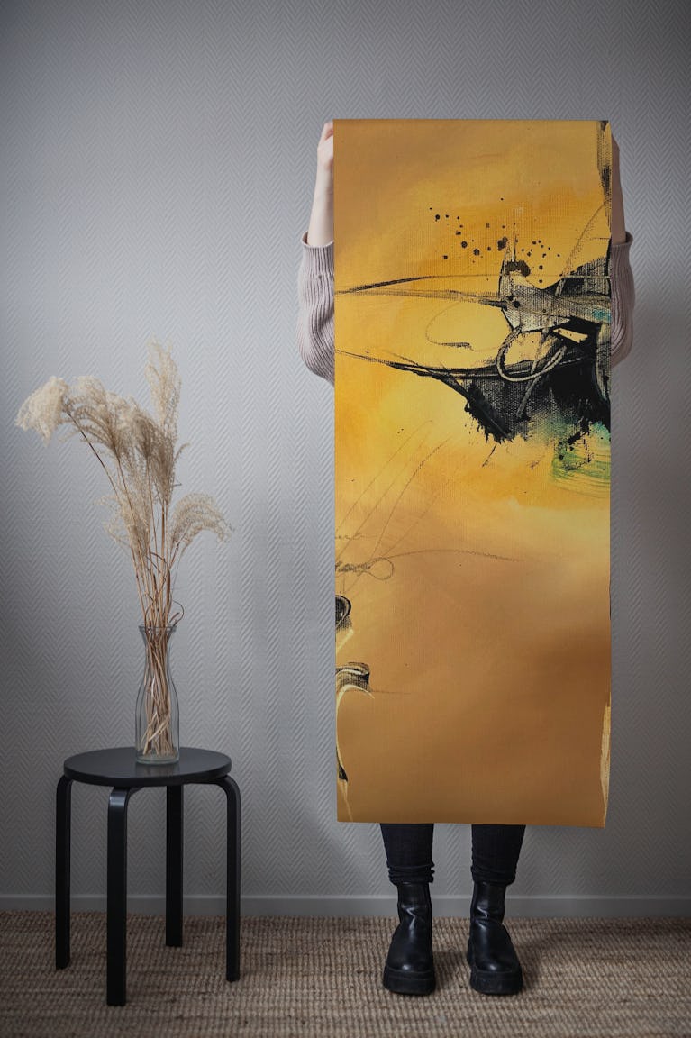 Desert Dance Abstract Art wallpaper roll