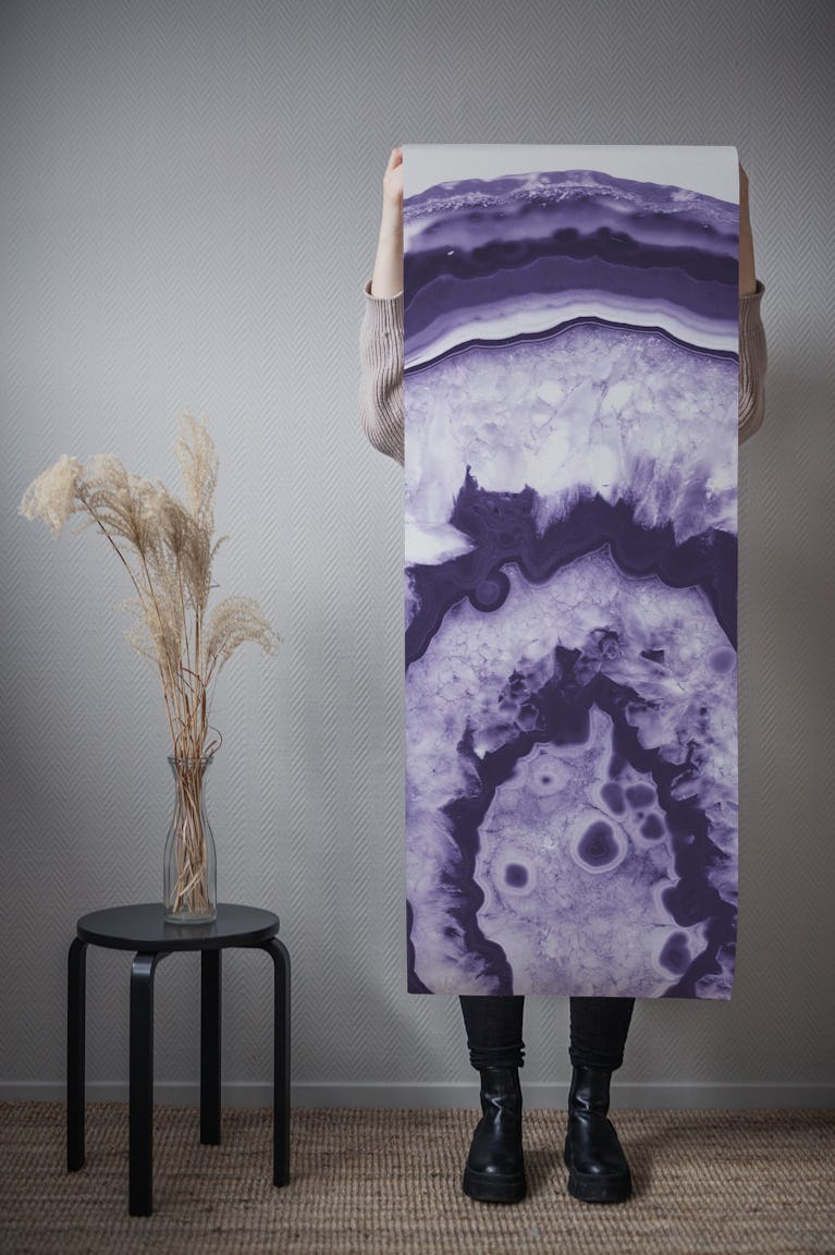 Ultra Violet Agate 2a wallpaper roll