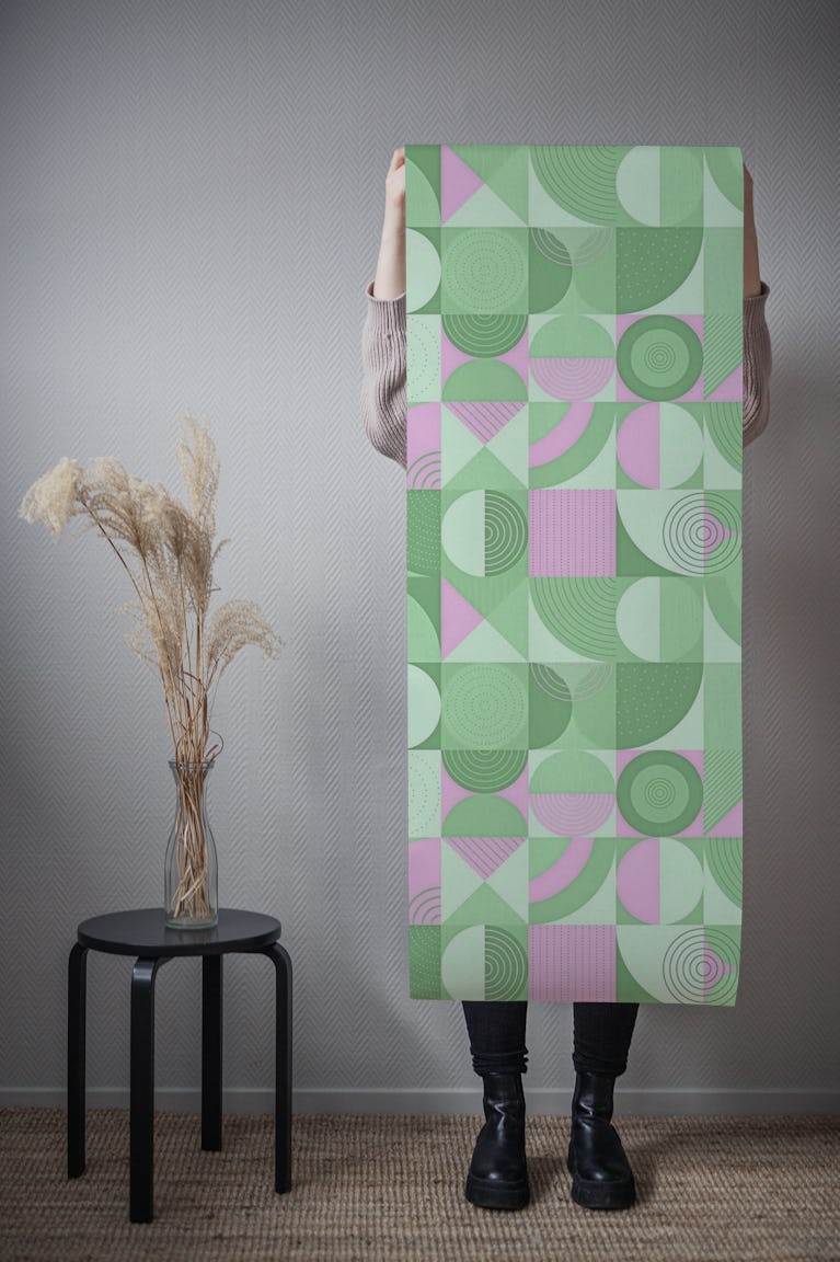 Sixties Midcentury Abstract wallpaper roll