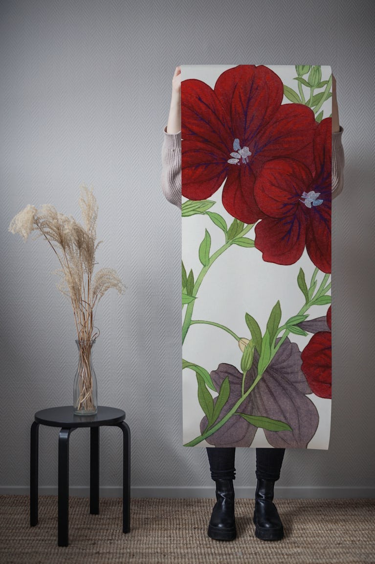 Vintage Japan Florals wallpaper roll
