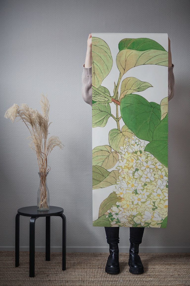 Japan Elderberry Floral wallpaper roll