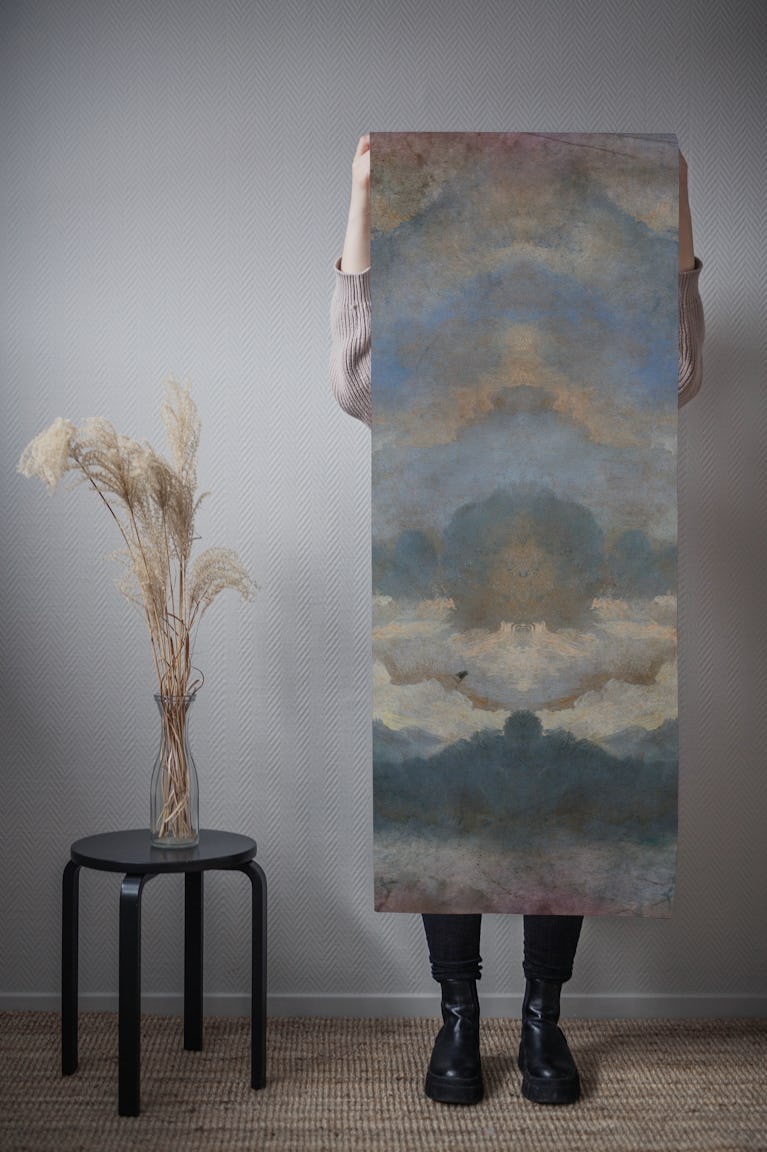 Antique Clouds wallpaper roll
