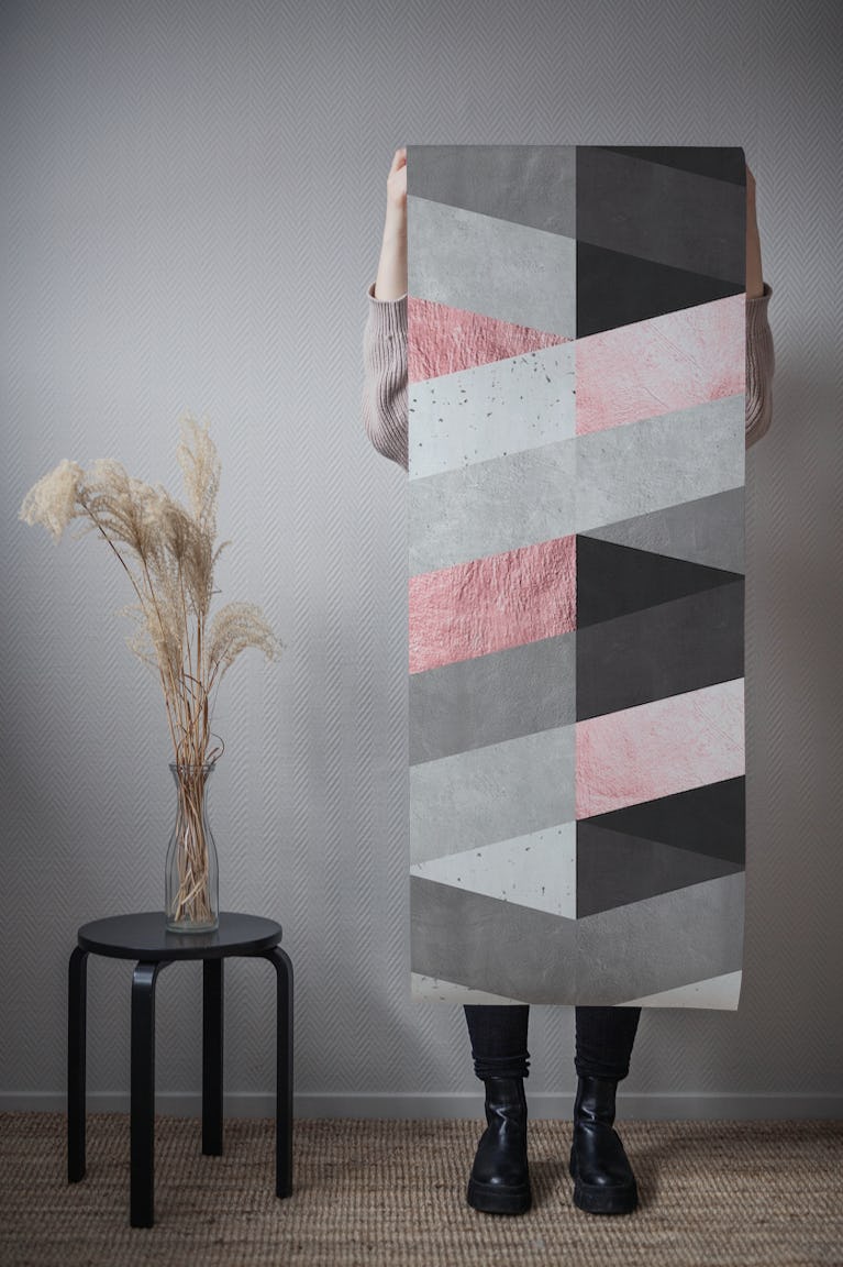 Pink fashion art I wallpaper roll