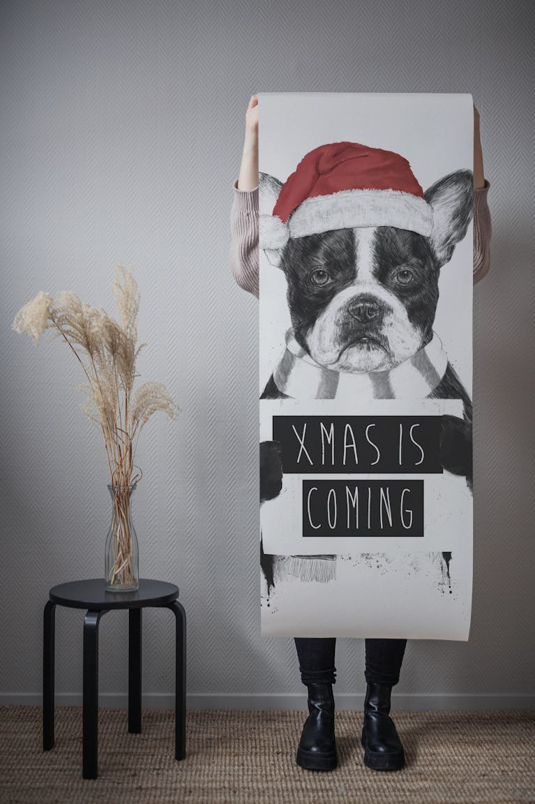 Xmas is coming wallpaper roll