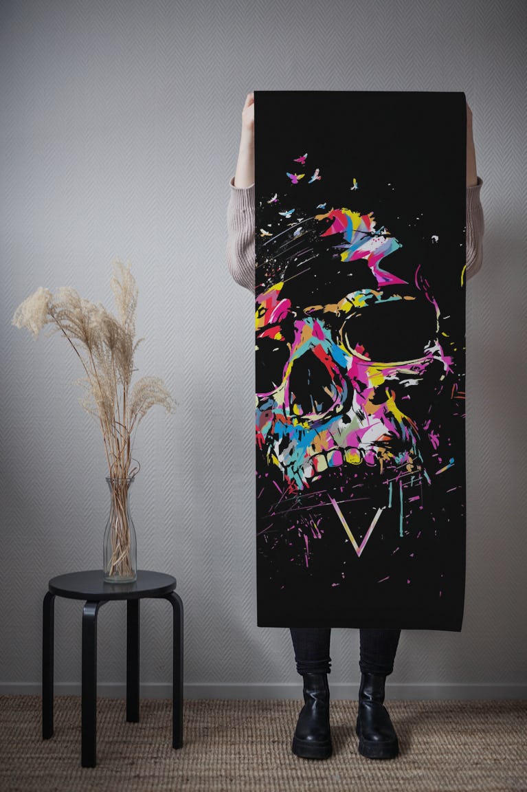 Skull X wallpaper roll