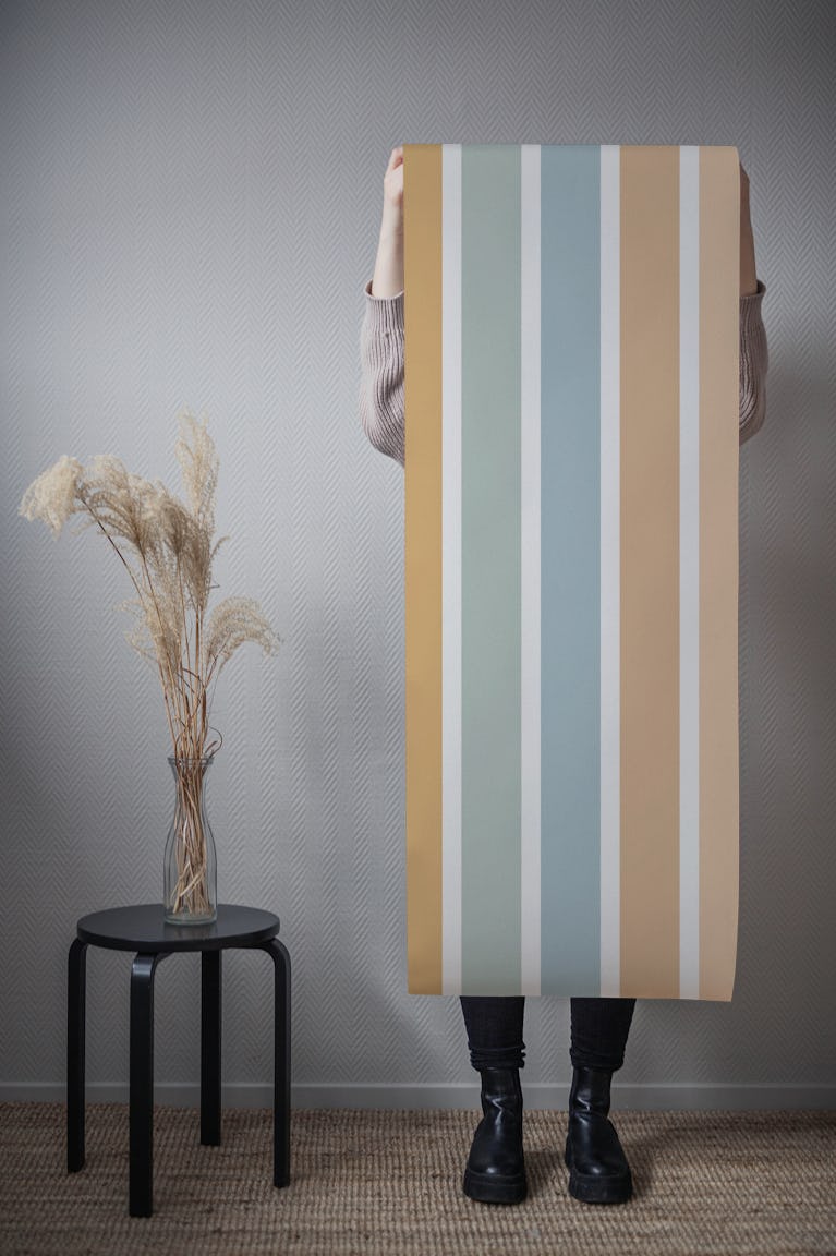 Striped Nursery wallpaper roll