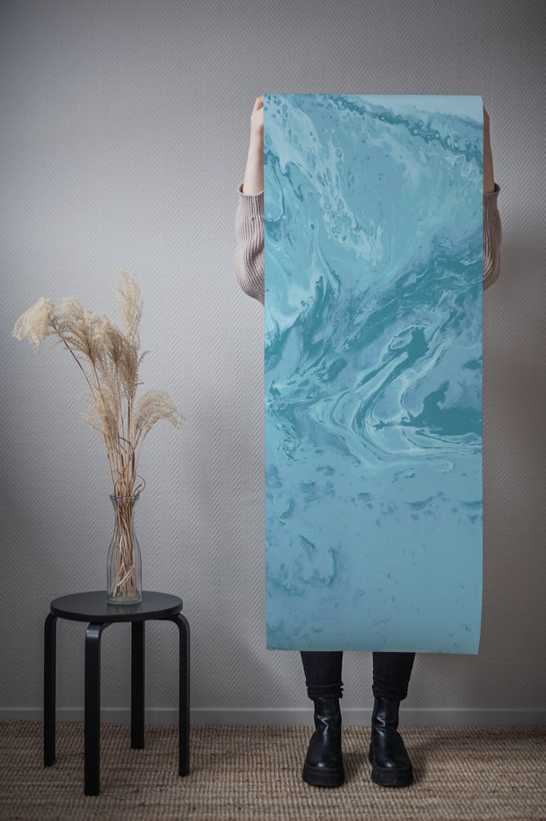 Jupiter in Blue wallpaper roll