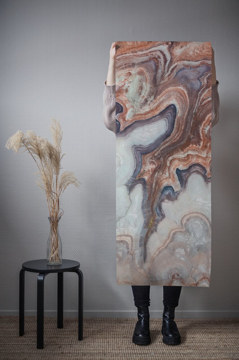 Porcelain land wallpaper roll