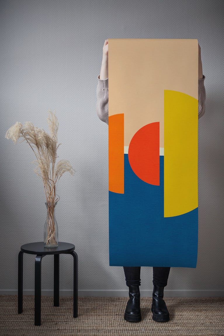 50s Morning Sunrise wallpaper roll