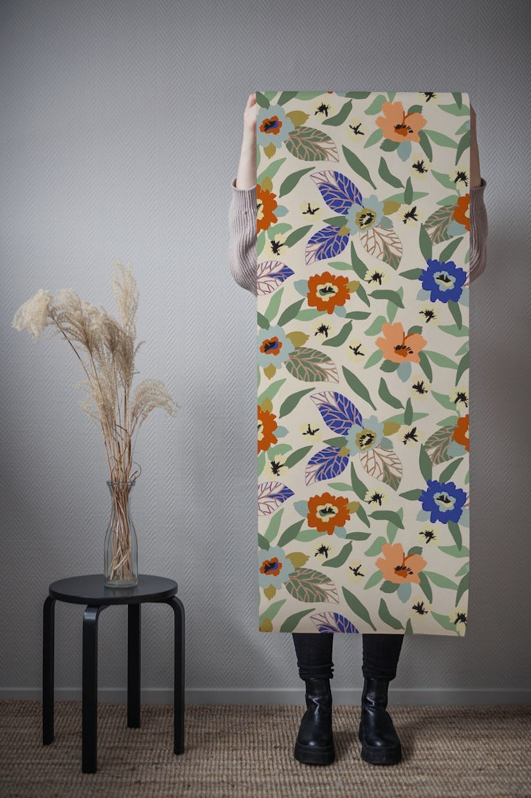 Modern floral garden CDP 1 wallpaper roll