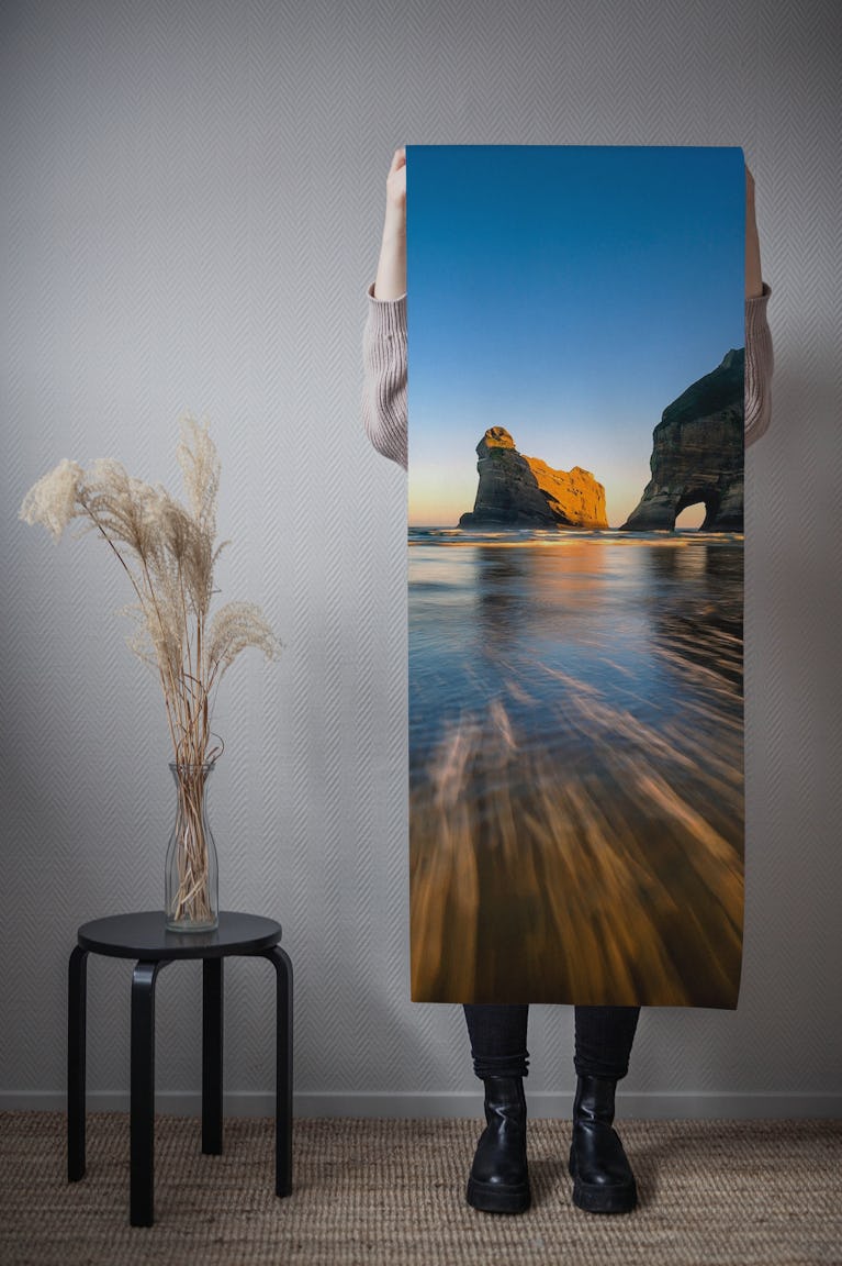 Wharaiki Beach wallpaper roll