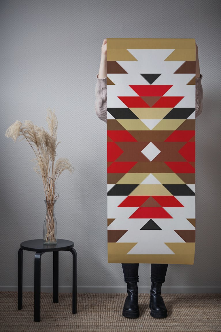 Tribal pattern 1 wallpaper roll