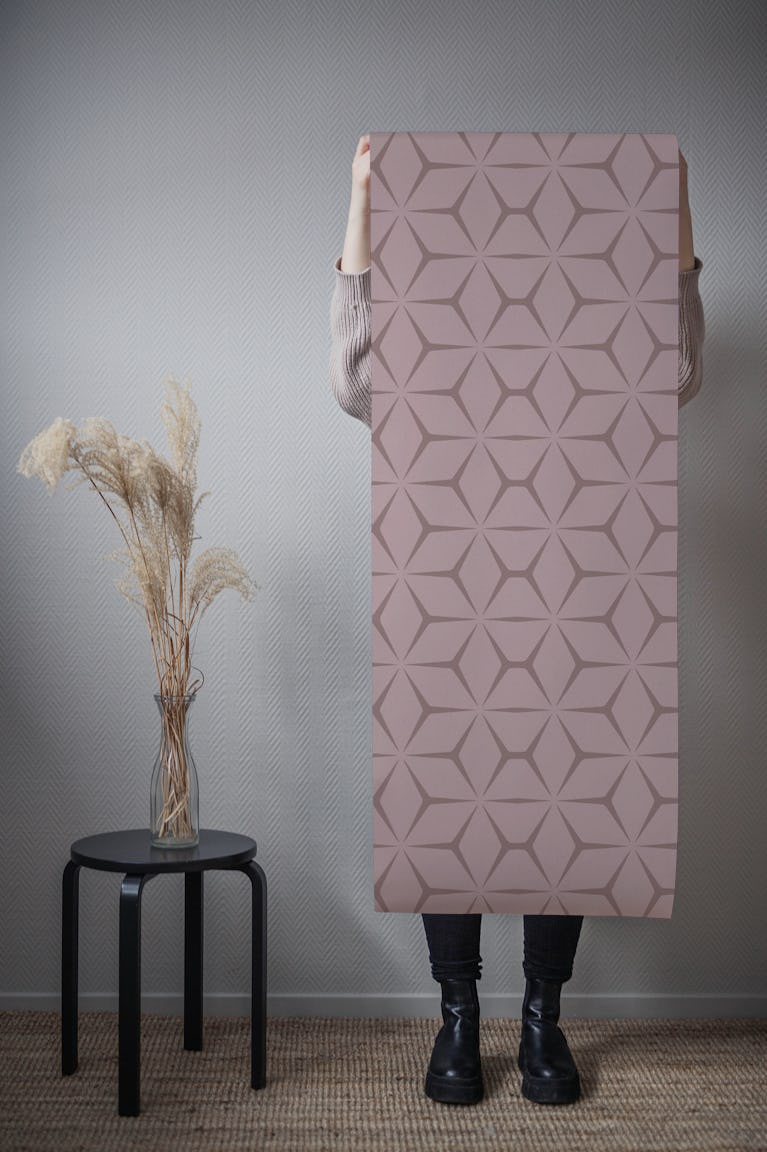 Mid Century Rusty wallpaper roll