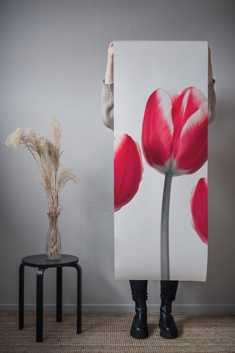 Unfurling Tulips wallpaper roll