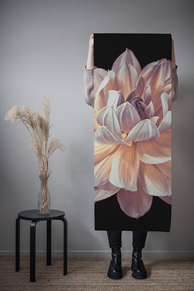 Blooming Dahlia wallpaper roll