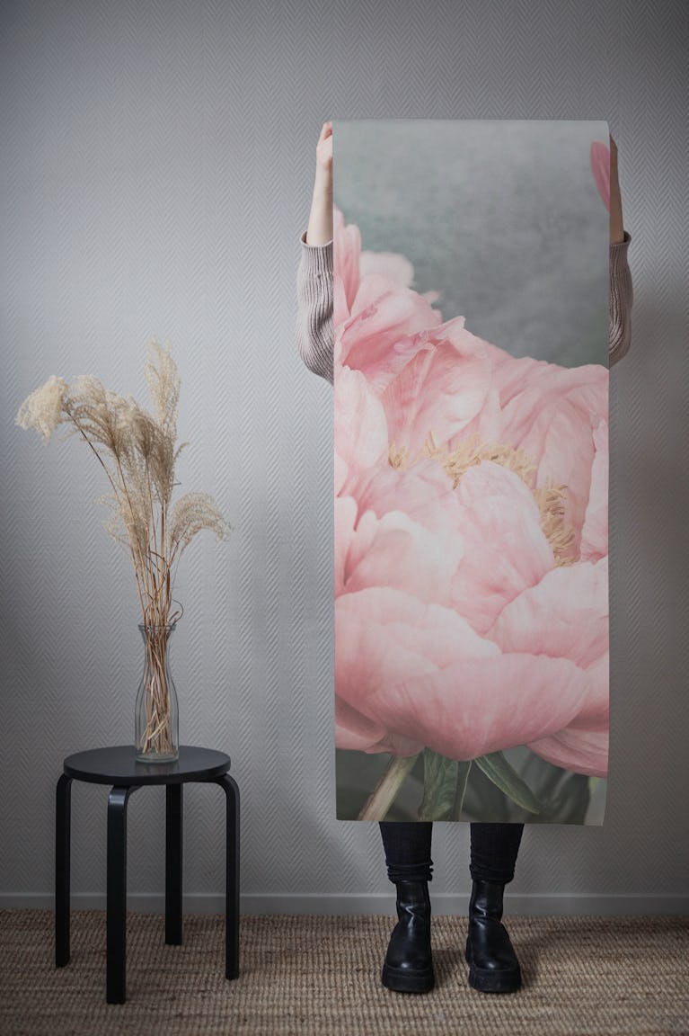 Blush Peonies wallpaper roll