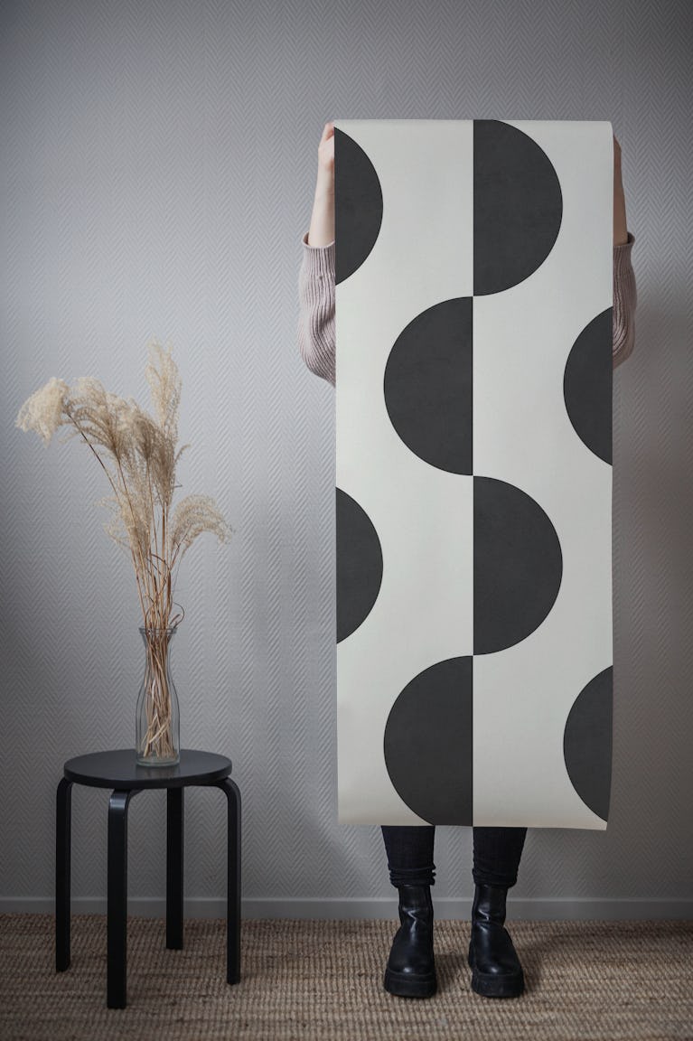 Lines and circles 63 wallpaper roll