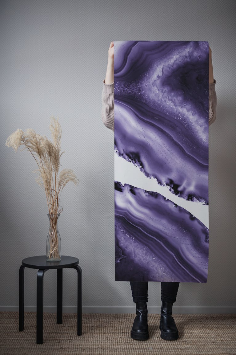 Ultra Violet Agate 3 wallpaper roll