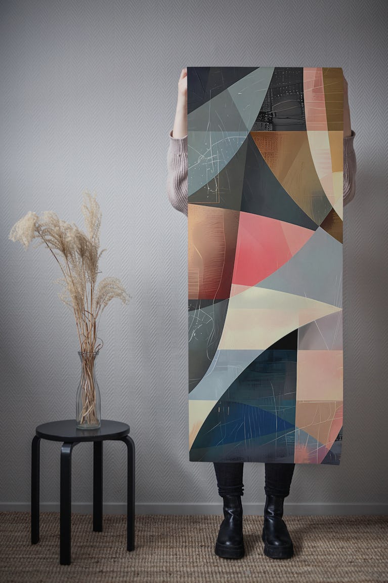 Colorful and Overlapping Shapes 6 wallpaper roll