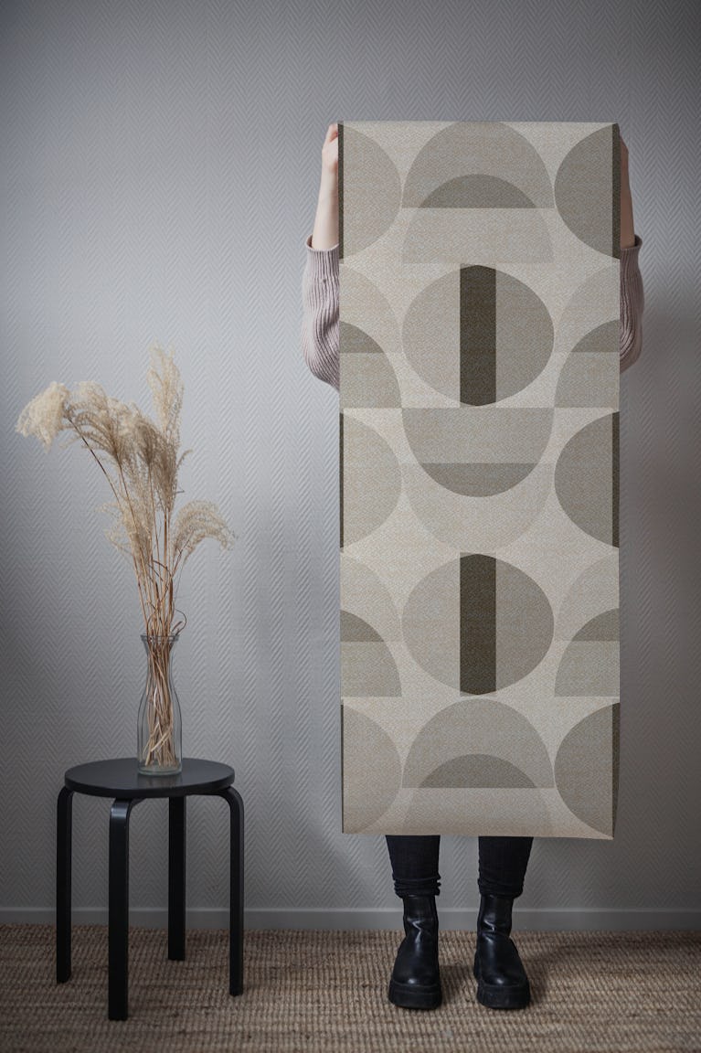 Stylish Mid Century Modern wallpaper roll