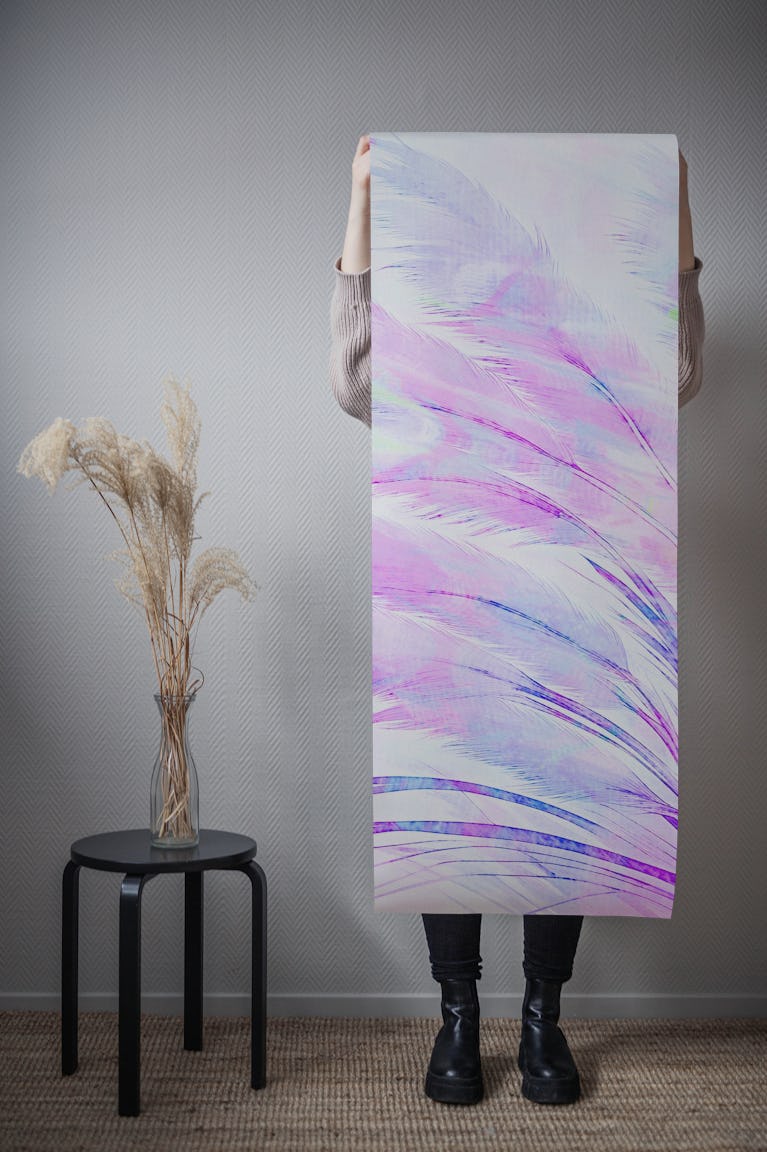 Modern Wabi Sabi Grass wallpaper roll
