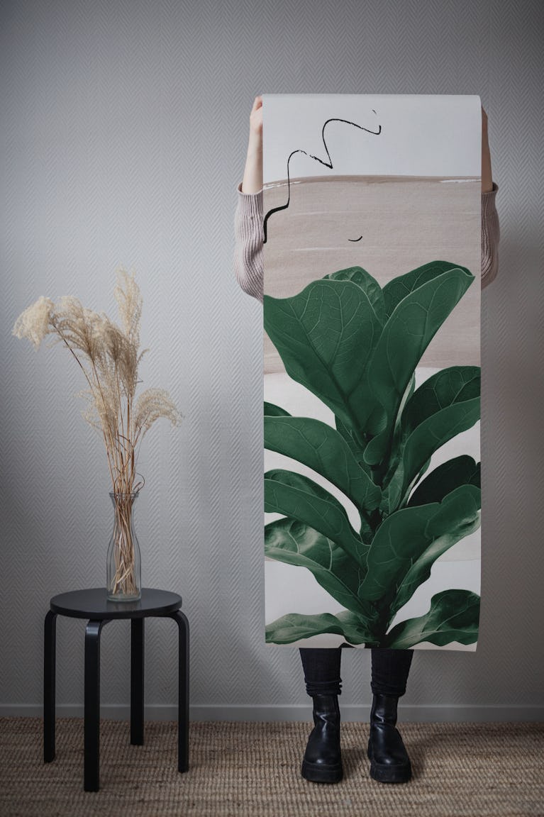 Fiddle Leaf Naturelle 1 wallpaper roll