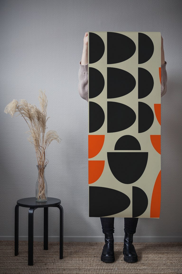 Modern Classic Bauhaus wallpaper roll