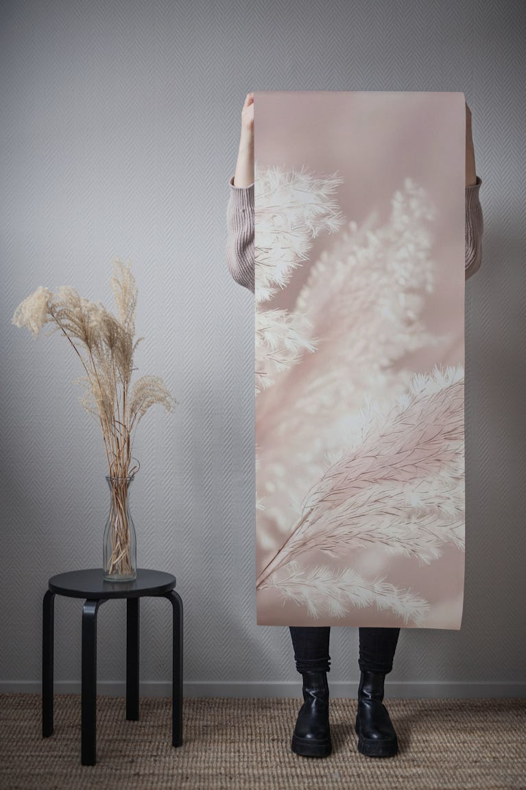 Fairytale pampas grass wallpaper roll