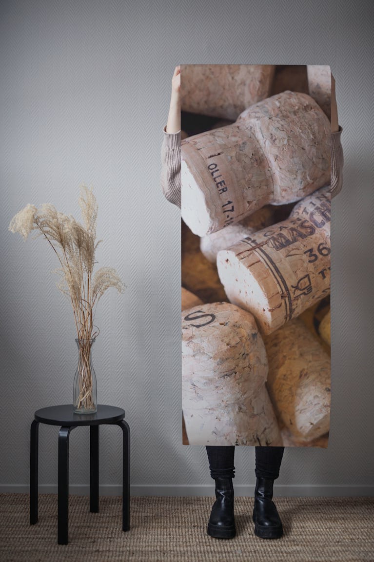 Vintage Cork wallpaper roll