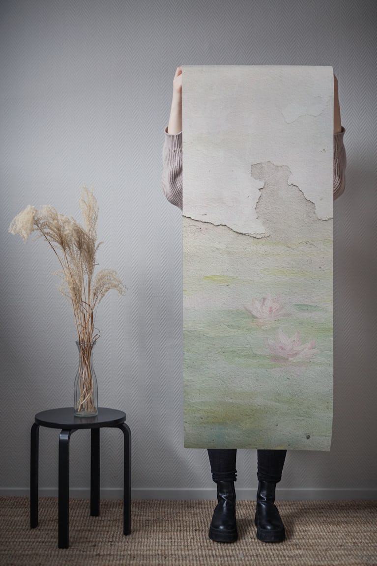 Lotus Dream Vintage Wall wallpaper roll