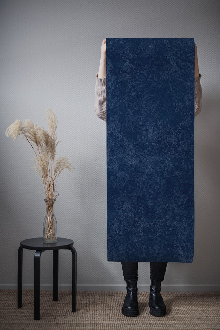 Rough Texture Royal Blue Surface wallpaper roll