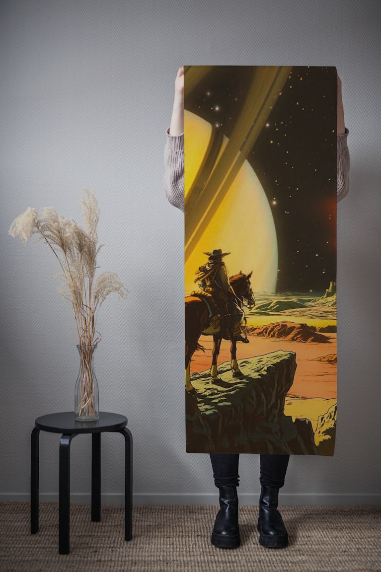 Cosmic Cowboy wallpaper roll