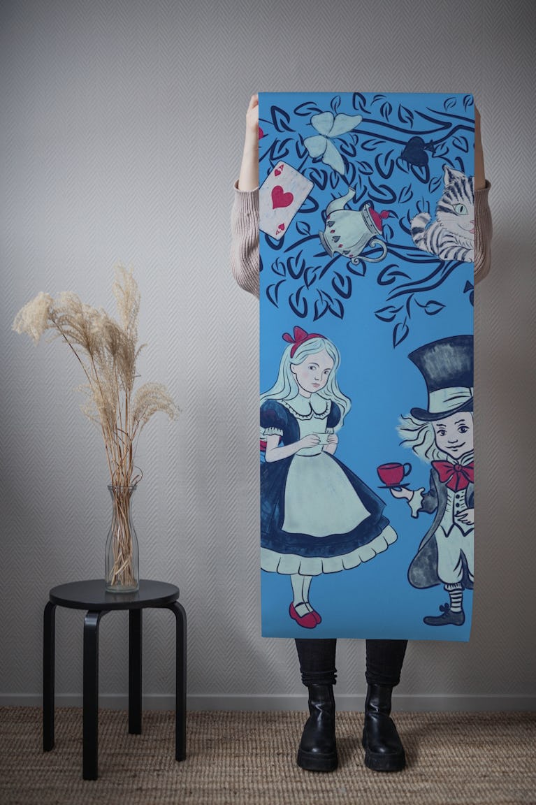 Alice's Adventures in Wonderland wallpaper roll