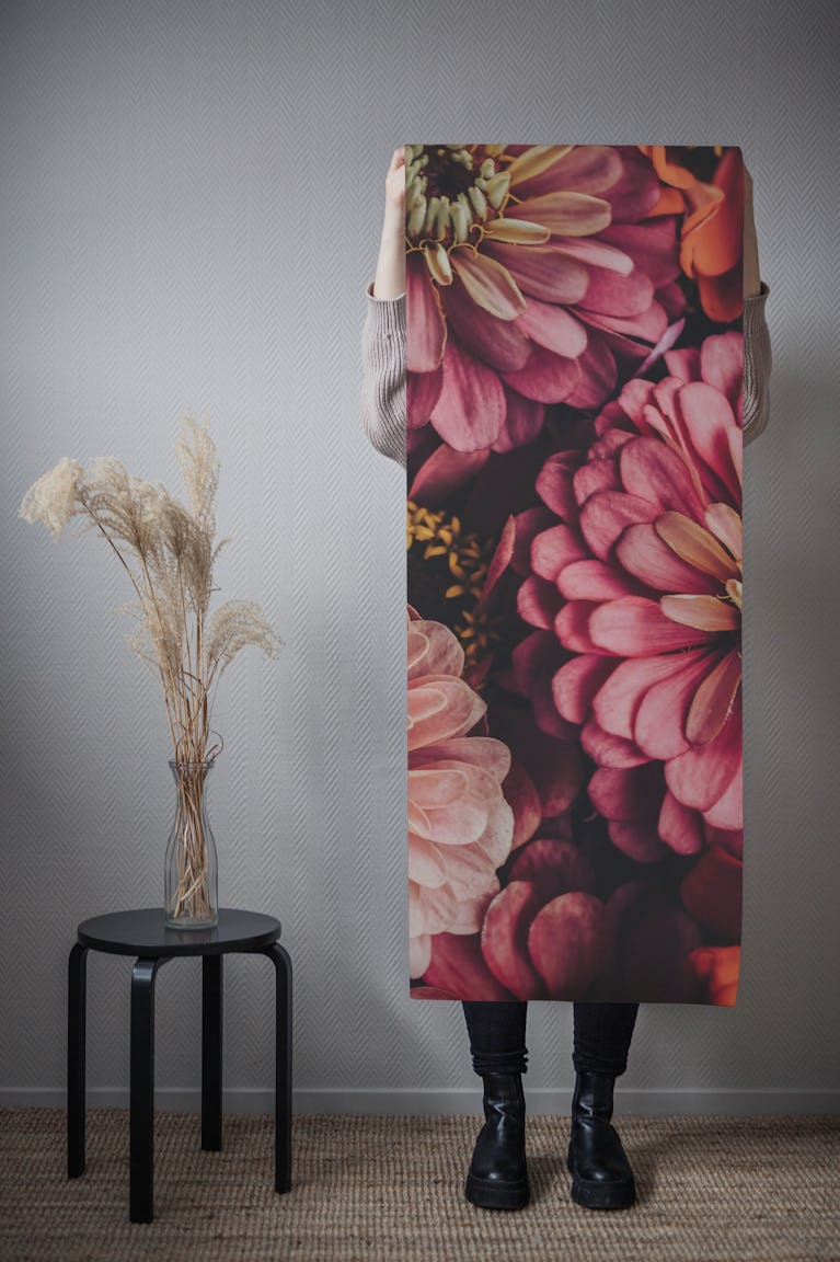 Flowers Colourful Bouquet wallpaper roll
