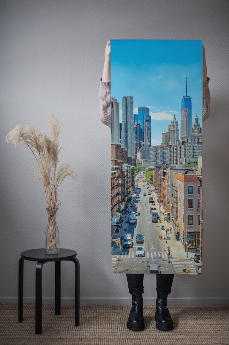 Chinatown in Manhattan wallpaper roll