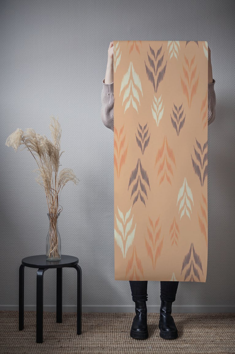 IKAT - LEAVES 3 wallpaper roll