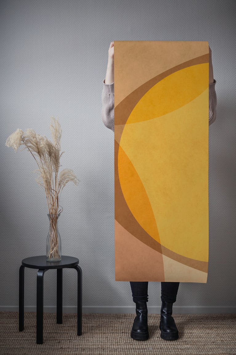 Mid Century Modern Abstract Organic wallpaper roll