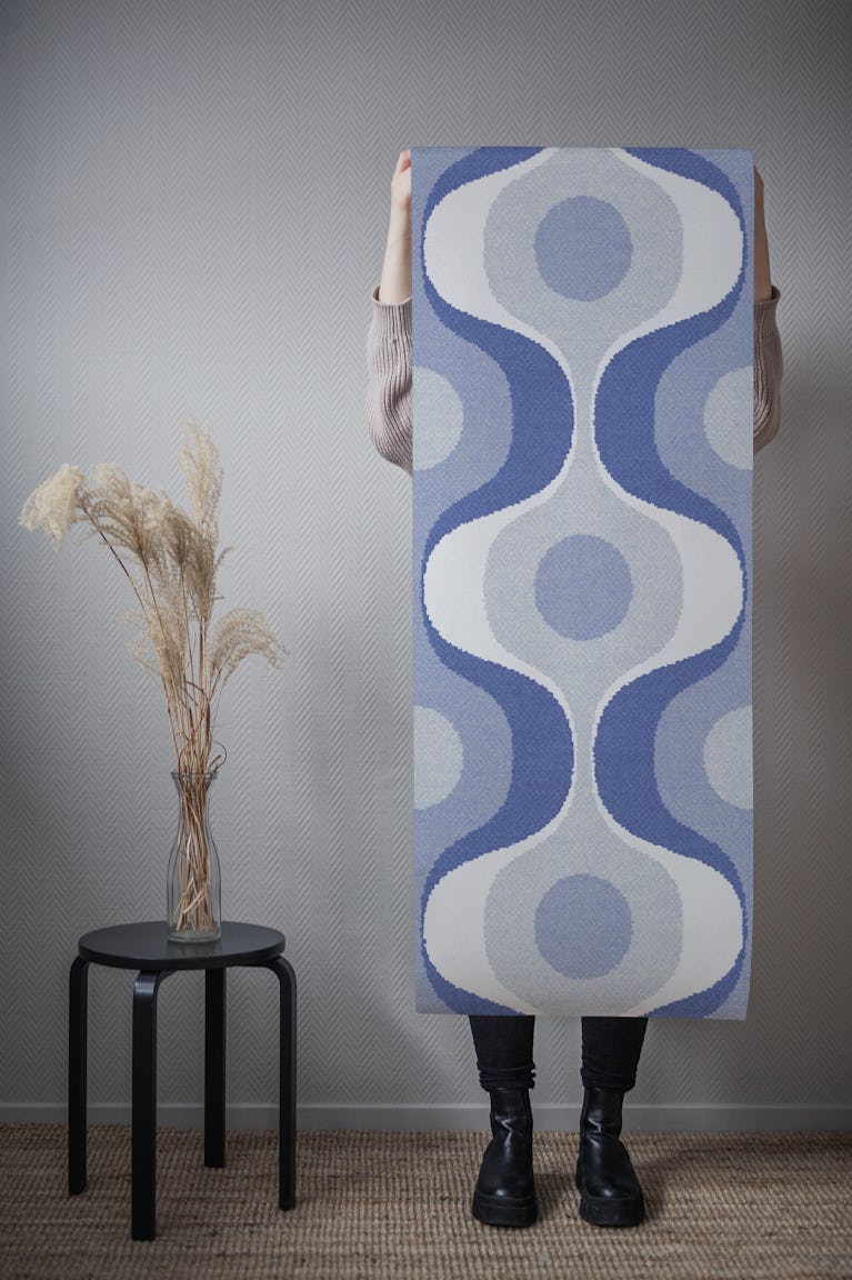 Fluffy Scandi 70s wallpaper roll