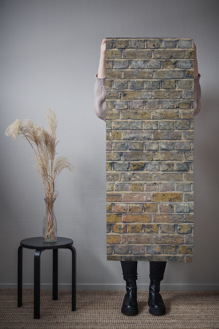 Rustic Brick Charm wallpaper roll