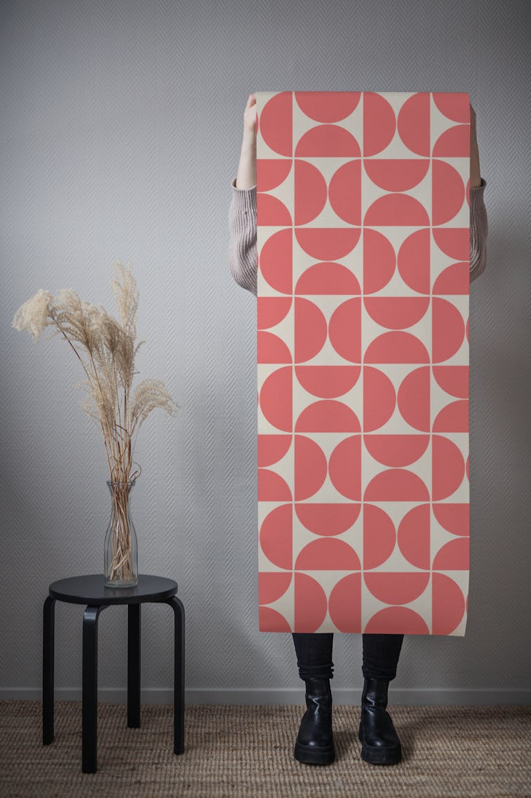 Mid-Century Modern Pattern No45 Medium wallpaper roll