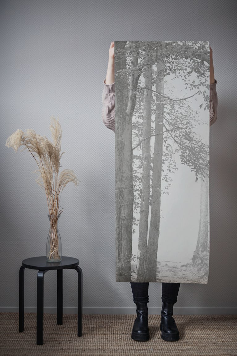 Enchanted Woodland Mist wallpaper roll
